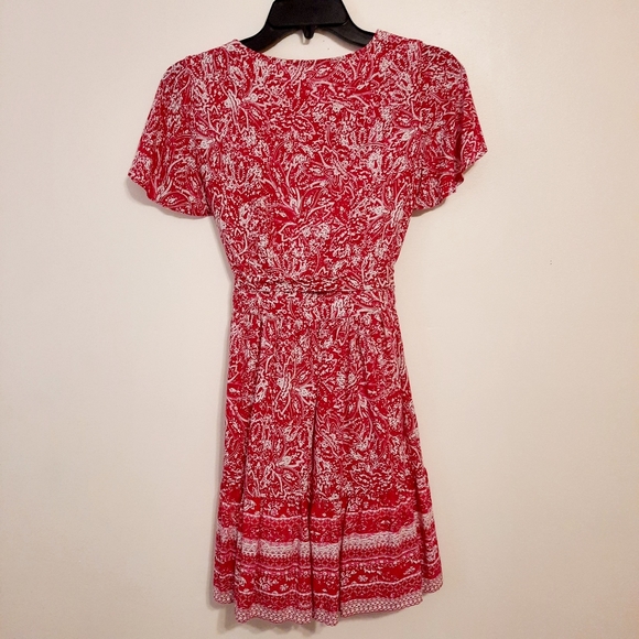 Francesca's rand pink floral paisley dress - Picture 2 of 6